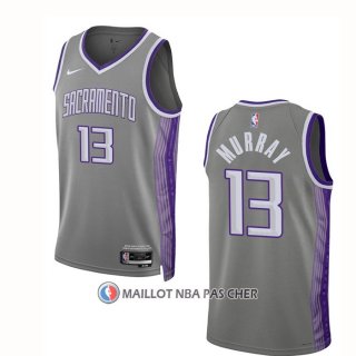 Maillot Sacramento Kings Keegan Murray NO 13 Ville 2022-23 Gris