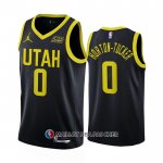 Maillot Utah Jazz Talen Horton-tucker NO 0 Statement 2022-23 Noir