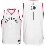 Maillot Fete des Peres Raptors Dad 1 Blanc