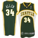 Maillot Seattle Supersonics Allen Sonics #34 Verte