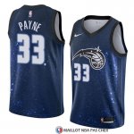 Maillot Orlando Magic Adreian Payne Ville 2018 Bleu