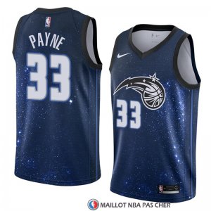 Maillot Orlando Magic Adreian Payne Ville 2018 Bleu