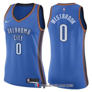 Maillot Femme Oklahoma City Thunder Russell Westbrook Icon 2017-18 0 Bleu