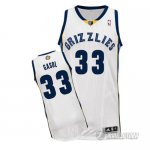Maillot Blanc Gasol Memphis Grizzlies Revolution 30