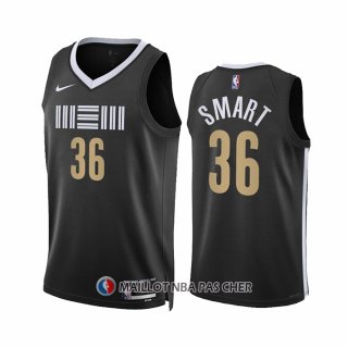 Maillot Memphis Grizzlies Marcus Smart NO 36 Ville 2023-24 Noir