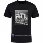 Maillot Manche Courte Atlanta Hawks Ville Noir