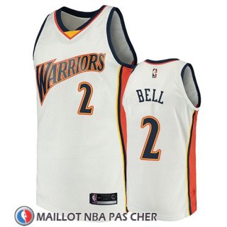Maillot Golden State Warriors Jordan Bell 2009-10 Hardwood Classics Blanc