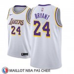 Maillot Enfant Los Angeles Lakers Kobe Bryant No 24 Association 2018-19 Blanc