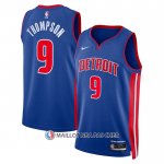 Maillot Detroit Pistons Ausar Thompson NO 9 Icon Bleu