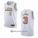 Maillot Cleveland Cavaliers Caris Levert NO 3 Ville 2022-23 Blanc