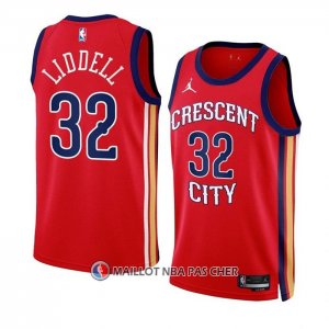 Maillot New Orleans Pelicans Ej Liddell NO 32 Statement 2023-24 Rouge