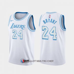 Maillot Los Angeles Lakers Kobe Bryant Ville 2020-21 Blanc