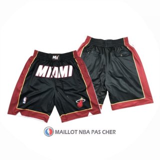 Short Miami Heat Just Don Rouge Noir