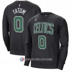 Maillot Manches Longues Boston Celtics Jayson Tatum Statement 2022-23 Noir