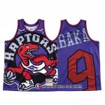 Maillot Tornto Raptors Serge Ibaka Mitchell & Ness Big Face Volet