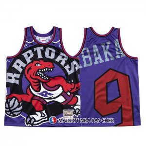 Maillot Tornto Raptors Serge Ibaka Mitchell & Ness Big Face Volet