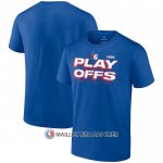 Maillot Manche Courte Philadelphia 76ers 2023 NBA Playoffs Bleu