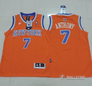 Maillot Enfant de Orangee Anthony New York Knicks Revolution 30