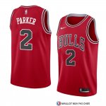 Maillot Chicago Bulls Jabari Parker Icon 2018 Rouge