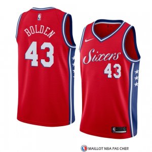 Maillot Philadelphia 76ers Jonah Bolden Statement 2018 Rouge