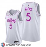 Maillot Minnesota Timberwolves Gorgui Dieng Earned Blanc