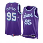 Maillot Los Angeles Lakers Juan Toscano-Anderson NO 95 Ville 2021-22 Volet