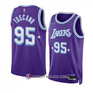Maillot Los Angeles Lakers Juan Toscano-Anderson NO 95 Ville 2021-22 Volet