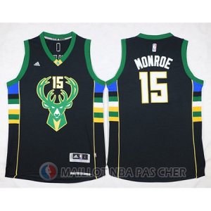 Maillot Noir Monroe Milwaukee Bucks Revolution 30