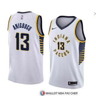 Maillot Indiana Pacers Ike Anigbogu Association 2018 Blanc