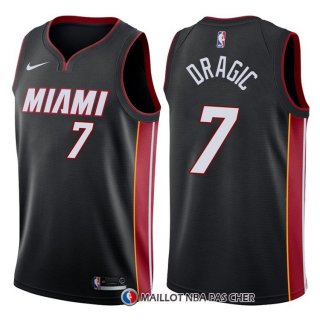 Maillot Authentique Miami Heat Dragic 2017-18 7 Noir