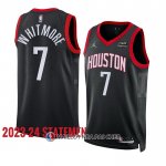 Maillot Houston Rockets Cam Whitmore NO 7 Statement 2023-24 Noir