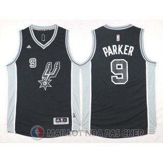 Maillot San Antonio Spurs Parker #9 Noir