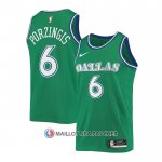 Maillot Dallas Mavericks Kristaps Porzingis Hardwood Classic 2020-21 Vert