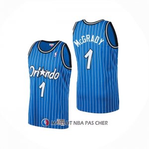 Maillot Orlando Magic Tracy McGrady No 1 Mitchell & Ness 2003-04 Bleu