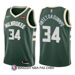 Maillot Enfant Milwaukee Bucks Giannis Antetokounmpo Icon 2017-18 34 Vert