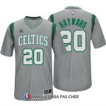 Maillot Manche Courte Boston Celtics Hayward 20 Gris