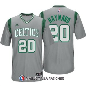 Maillot Manche Courte Boston Celtics Hayward 20 Gris