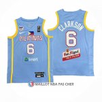 Maillot Philippine Jordan Clarkson NO 6 Jeux Olympiques 2024 Bleu