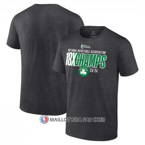 Maillot Manche Courte Boston Celtics 18-time NBA Finals Champions Noir