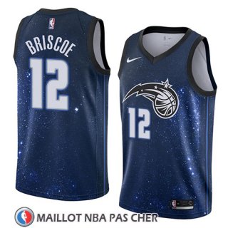 Maillot Orlando Magic Isaiah Briscoe Ciudad 2018 Bleu