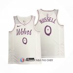 Maillot Minnesota Timberwolves Derrick Rose NO 0 Earned Blanc