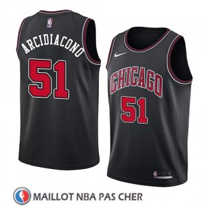 Maillot Chicago Bulls Ryan Arcidiacono No 51 Statement 2018 Noir
