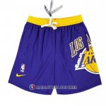 Short Los Angeles Lakers Big Logo Just Don Volet