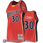 Maillot Golden State Warriors Stephen Curry 2009-10 Hardwood Classics Orange