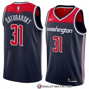 Maillot Washington Wizards Tomas Satoransky Statement 2018 Noir