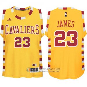 Maillot Cleveland Cavaliers James Cavs #23 Jaune