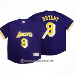 Maillot Manche Courte Los Angeles Lakers Kobe Bryant NO 8 Volet
