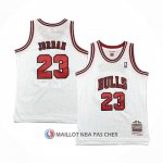 Maillot Enfant Chicago Bulls Michael Jordan NO 23 Mitchell & Ness 1997-98 Blanc