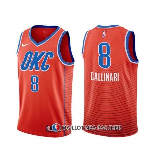 Maillot Oklahoma City Thunder Danilo Gallinari Statement Orange
