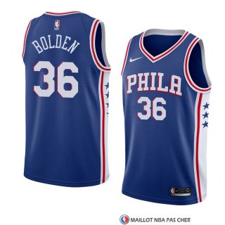 Maillot Philadelphia 76ers Jonah Bolden Icon 2018 Bleu